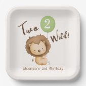 Two Wild Boy Pappteller (Vorderseite)