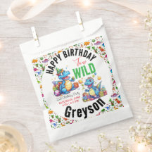 Two Wild Dino Party Boy Dinosaur 2. Geburtstag