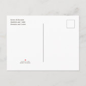 Two Wild Jungle Safari, Boy 2. Geburtstag Einladungspostkarte (Rückseite)