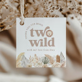 Two Wild Lion Birthday Square Vielen Dank Geschenkanhänger