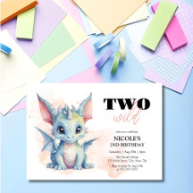Two Wild Niedlich Baby Dragon Fairytale 2. Geburts