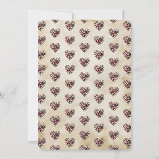 Two Wild Niedlich Kitten Cat Rockabilly 2. Geburts Einladung (Rückseite)