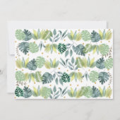 Two Wild Safari Jungle Geburtstag Einladung (Rückseite)