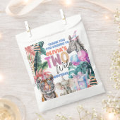 Two Wild Safari zweites Party Animal danke Geschenktütchen (Ausgeschnitten)