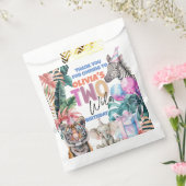 Two Wild Safari zweites Party Animal danke Geschenktütchen (Versiegelt)