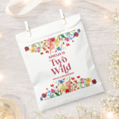 Two Wild Wildflower Second 2nd Birthday Party Geschenktütchen (Ausgeschnitten)