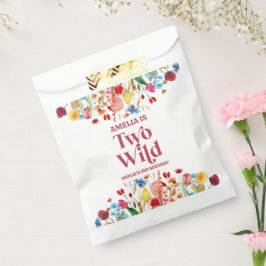 Two Wild Wildflower Second 2nd Birthday Party Geschenktütchen
