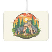 Two wolves autolufterfrischer (Rückseite)