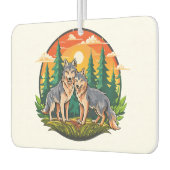 Two wolves autolufterfrischer (Links)