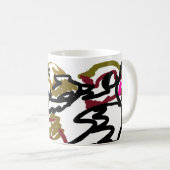 Two wolves Autumn Kaffeetasse (VorderseiteRechts)