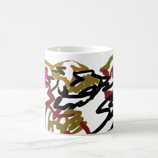 Two wolves Autumn Kaffeetasse (Mittel)