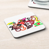 Two wolves autumn lover   getränkeuntersetzer (Linke Seite)