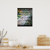 TWO WOLVES CHEROKEE TALE Art Poster (Küche)