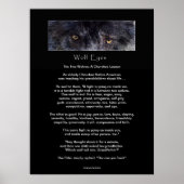 TWO WOLVES CHEROKEE TALE Art Poster (Vorne)