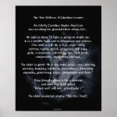 TWO WOLVES CHEROKEE TALE Art Poster (Vorne)