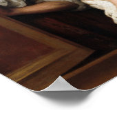 Two Women at a Window by Bartolome Esteban Murillo Poster (Ecke)