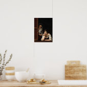 Two Women at a Window by Bartolome Esteban Murillo Poster (Küche)