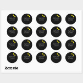 Two yellow dot squash ball custom sport stickers (Blatt)