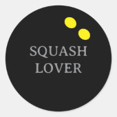 Two yellow dot squash ball custom sport stickers (Vorderseite)