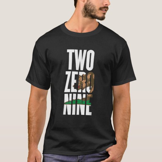 Two Zero Nine 209 Area Code California Stockton Mo T-Shirt (Vorderseite)