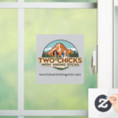 TwoChicks Window Cling Fensteraufkleber (Zuhause)
