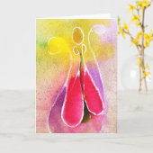 TwoLips Notecard Karte (Gelbe Blume)
