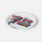 Twonado-T - Shirt Pappteller (Schrägansicht)