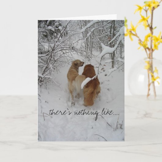 Twosome Karte (Gelbe Blume)