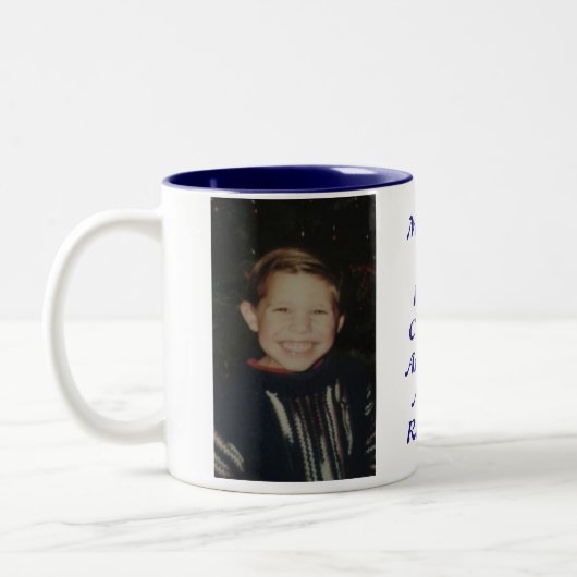 TwoTone Tassen-perfektes Geschenk der Zweifarbige Tasse (Links)