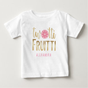 Twotti Fruitti Pink Lemon Zweiter Geburtstag Baby T-shirt