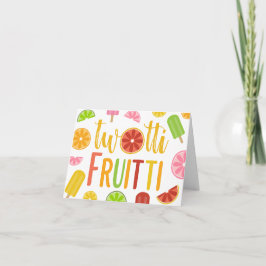 Twotti Fruitti Zitrusfrucht-Eis-Pop-zweiter Einladung