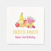 Twotti Frutti 2. Geburtstag Servietten (Vorderseite)