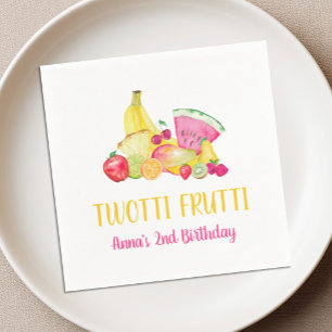 Twotti Frutti 2. Geburtstag Servietten