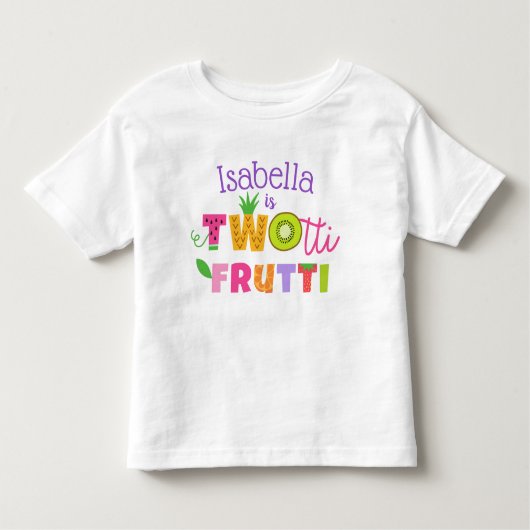 TWOtti Frutti 2. Geburtstag Shirt (Vorderseite)