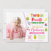 Twotti frutti 2. Party Einladung (Vorderseite)