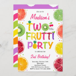Twotti Frutti Birthday Einladung