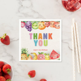 Twotti Frutti Fruit Thema Danke Serviette