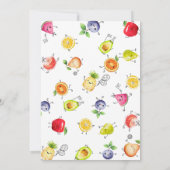 Twotti Frutti Geburtstagsgeschenk Einladung (Rückseite)