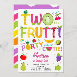 Twotti Frutti Party Süsse Geburtstag Einladung