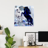 TwoUnicornsFantasie Poster (Heimbüro)