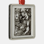 TwoWorlds Silbernes Ornament (Rechts)