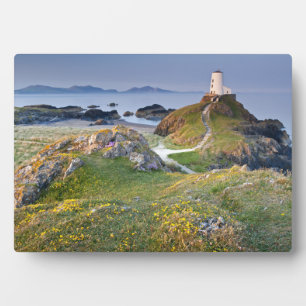 Twr Mawr Lighthouse auf Llanddwyn Island Fotoplatte