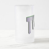 TWSS mattiertes Bier Stein Mattglas Bierglas (Mittel)