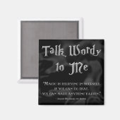 TWtM Magic Goethe Magnet (Vorderseite/Rückseite)