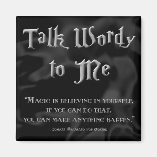 TWtM Magic Goethe Magnet (Vorne)