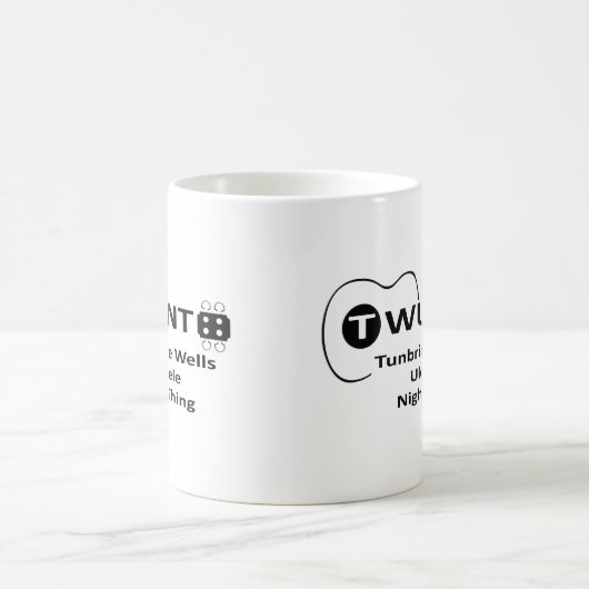 TWUNT Logo mit Wörtern Kaffeetasse (Mittel)