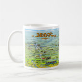 TX Hill Country Cartoon Karte Kaffeetasse (Links)
