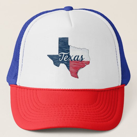 TX Lonestar-Texas Trucker Hat Truckerkappe (Vorderseite)