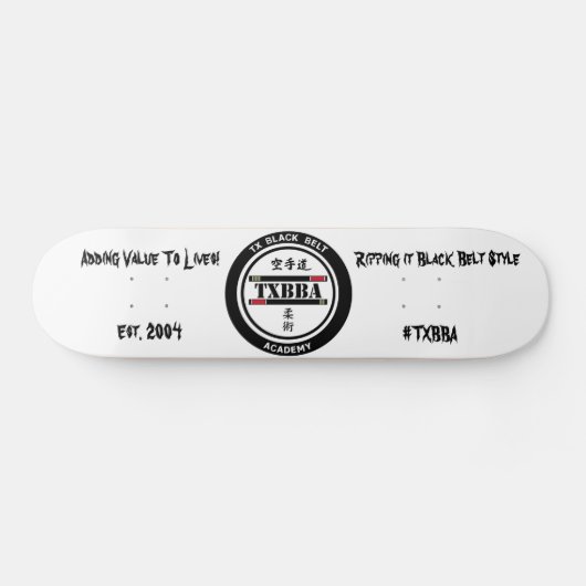 TXBBA Skate-Brett Skateboard (Horizontal)