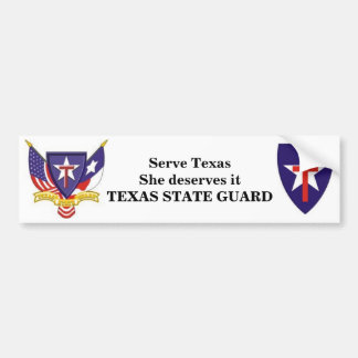 TXSG Aufschlag Texas verdient sie ihn Autoaufkleber